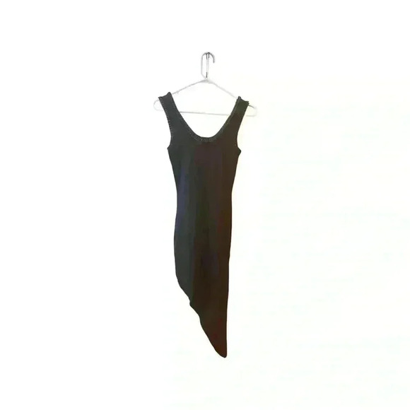 T Alexander Wang Women's Sleeveless Asymmetrical Hem Maxi Dress Black Size S. - Picture 3 of 11